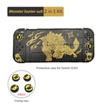 Rangement Monster Hunter Pour Nintendo Switch Oled,De Tran,Coque De Protection Pour Accessoires De Jeu,2022 - Type E(Switch Oled)