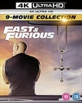 Fast & Furious 1-9 Film Collection [4K Ultra-HD] [2021] [Blu-ray] [Region Free]