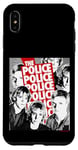 Coque pour iPhone XS Max Logo du groupe The Police Red Repeat