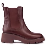 Camper Womens Milah Boots - Maroon - Size UK 9