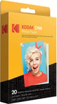 Kodak 2"X3" Premium Zink Photo Paper (20 Sheets) Compatible with Kodak Smile, Ko