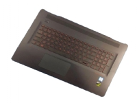 HP 862972-131, Underhölje + tangentbord, Portugisisk, Tangentbord med bakgrundsbelysning, HP, OMEN 17-w