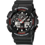 Casio Black Mens Analogue-Digital Watch G-shock GA-100-1A4ER