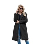 BALALALA Manteau Femme Casual Chaud Peluche Oversize Manches Longues Veste Cardigan Bouton Blouson Devant Ouvert Poches Coton Outwear Automne Hiver