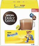 1 x Dolce Gusto NESQUIK - 16 Hot Chocolate Pods - Choco Drink - Quality Cocoa