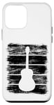 Coque pour iPhone 12 mini Guitare Esquisse Instrument de musique pour guitaristes