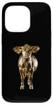 iPhone 13 Pro Cow Gold Case