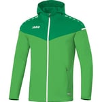 JAKO Men's Champ 2.0 Hooded Jacket, Soft Green/Sports Green, S