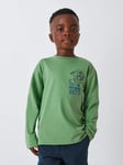 John Lewis Kids' Long Sleeve Space T-Shirt, Green