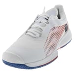 Wilson Femme KAOS Swift 1.5 Tennis Shoe, White/Deja Vu Blue Red, 36 EU