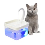 TARTIERY Cat Water Dispenser Drinking Fountain LED Automatic Healthy And Hygienic Super Quiet Flower Electric Water Bowl Replacement Filters For Dogs, Cats, Birds And Small Animals