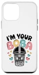 Coque pour iPhone 12 mini I'm Your Boba Milk Tea Bubble Tea Boba Pearl Lover