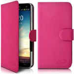 Housse Etui Portefeuille Universel M Couleur Rose Fushia Pour Samsung Galaxy Note 3 Lite