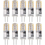 G4 LED-lampor Dimbara J-C Bi-Pin Socklar Ljuslampor 1.2W AC/DC 12V