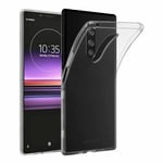 32nd Clear Gel Series - Transparent TPU Case Cover for Sony Xperia 1 (2019)