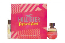 HOLLISTER FESTIVAL VIBES FOR HER GIFT SET 50ML EDP + 15ML EDP - WOMEN'S. NEW