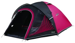 Coleman Tente BlackOut 3, à cabine de couchage sombre, tente 3 personnes, tente igloo pour 3, tente dôme légère à auvent, technologie Blackout brevetée, imperméable à colonne d’eau 4 500 mm