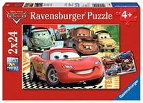 Ravensburger - 08959 - Puzzle Enfant Classique - Nouvelle Aventure - Cars 2 - 2 x 24 Pièces