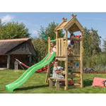 Jungle Gym Lektorn Teepee Rutschkana lektorn komplett inkl. grön rutschkana 804-088G