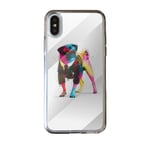 Coque Silicone Iphone X ou XS Verre trempé Fan de Carlin