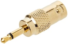 PRO SIGNAL PSG02771 Adaptor, BNC Socket to 3.5mm Jack Plug, Gold