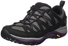 Merrell Women's Siren Sport 3 GTX Waterproof Walking Shoe, Black/Blackberry, 6