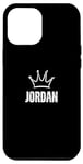 iPhone 15 Plus King Jordan Crown - Custom First Name Birthday #1 Winner Case