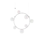 Moooi - Hubble Bubble 7, Oil Spheres, Ink. 20W LED 530lm 2700K - Takkronor - Marcel Wanders - Transparent