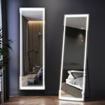 Full Length Dressing Mirror 160×50cm With LED Lights Free Standing/Wall Mounted