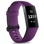 Fitbit Charge 3      Silicone Strap   Purple