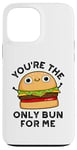 Coque pour iPhone 13 Pro Max Tu es le seul pain pour moi, jeu de mots amusant à hamburger