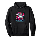 Funny Video Games Santa Gamer 8-bit Gaming Christmas Gamers Pullover Hoodie