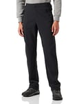 Jack Wolfskin Glastal M, Surpantalon Imperméable, Pantalon de Randonnée pour Homme, Noir, 48