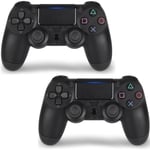 2-pack PS4 Controller DoubleShock trådlös för Playstation 4 black