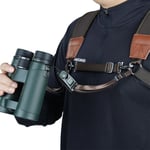 Vanguard VEO Optic Guard Deluxe Harness, ruskeat kiikarivaljaat