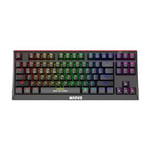 Marvo Scorpion - 80% TKL Mechanical | Red Switches 2.4GHz Wireless Bluetooth Wired Rainbow Backlight Gaming Keyboard KG953W-UK