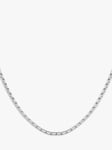 HUGO BOSS Men's Evan Chain Necklace, Silver