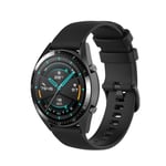 Huawei Watch GT 2/3 42 mm Armband i silikon, svart