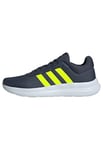 adidas Men's LITE Racer 4.0 Shoes, Shadow Navy/Lucid Lemon/Lucid Lemon, 11.5 UK