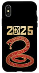 iPhone X/XS Chinese New Year of the Snake 2025 Lunar Zodiac Vintage Case