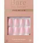 KISS FALSE NAILS BARE BUT BETTER PREMIUM 28 Glue-On Nails SHORT PINK SPICY