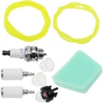 Kit de filtre à Essence Universel Durite Essence 3.5/5mm Exterieur Poire Amorcage Debroussailleuse Tuyau à essence Filtre pour Tronç