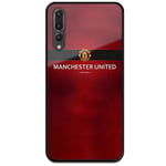 Huawei P20 Pro Svart Mobilskal Med Glas Manchester United
