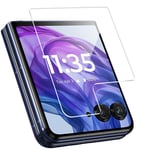 2X Tempered Glass Screen Protector for Motorola RAZR+ 2024, Razr PLUS, 50 Ultra