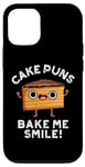 iPhone 12/12 Pro Cake Puns Bake Me Smile Funny Food Pun Case