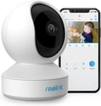 3MP Camera Surveillance WiFi Interieur 2,4GHz,Pan & Tilt,Gardiennage à 360°,Détection de Mouvement,Audio Bidirectionnel,Vision Nocturne à 12M,Caméra Dôme pour Bébé et Animal,E1(Q84)