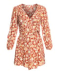 BILLABONG Femme Spring Romance Robe d contract e, Red Clay, XS EU