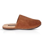 Edward Leather Winter Slide Slippers