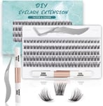 SISILILY Lash Extension Kit-Individual Lashes with Bond and Seal-120 Lash DIY C