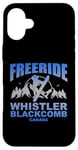 Coque pour iPhone 16 Plus Freeride Snowboard Sifflet Blackcomb Canada